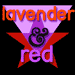 Lavender & Red