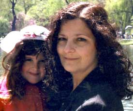 Nasca with daughter Hannah Marshall<br>Kirschbaum-Nasca on Mothers Day 1993. 