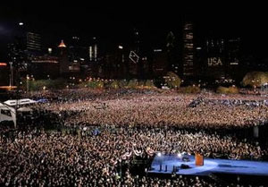 One million rally in Chicago. 
