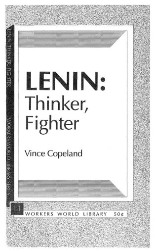 Book Cover: Lenin: Thinker, Fighter