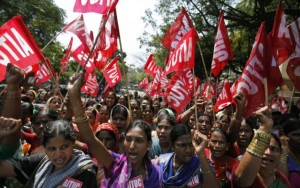 India general strike. 