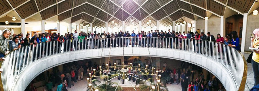 Massive group fills up N.C. legislative building.Photo: NC Student Power Union