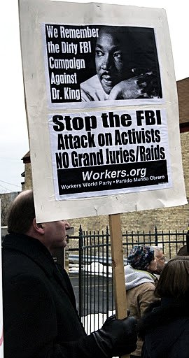 Sign at Milwaukee protest, January 2012.WW photo: Bryan G. Pfeifer