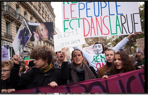 Paris youth say: ‘Rémi: The people are in the streets!’