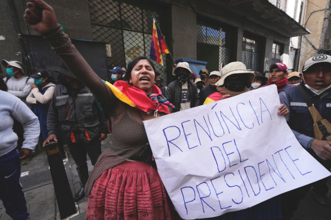 Bolivia: People take streets to demand neoliberal President Paz resign