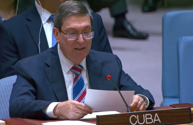 ‘Let Cuba live in peace!’