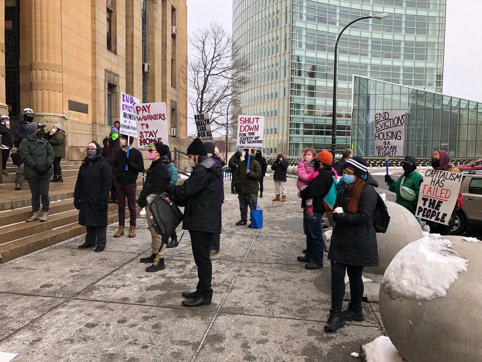 Buffalo protesters denounce capitalist failure in COVID-19 crisis - Vimarsana News