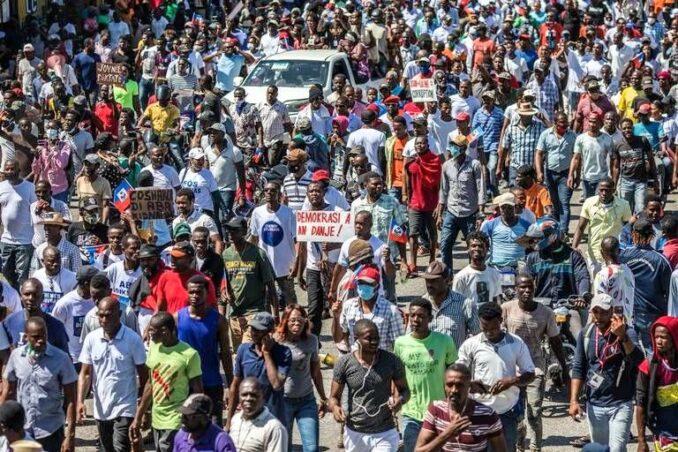 U.S. props up unpopular Haitian regime on verge of collapse