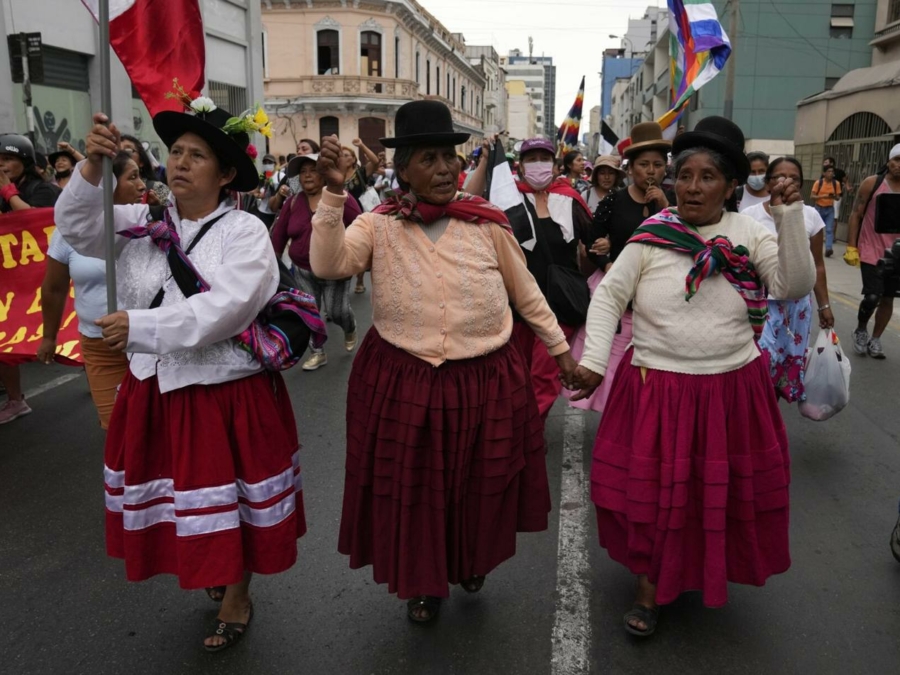 Lima Peru Indigenous women-031823