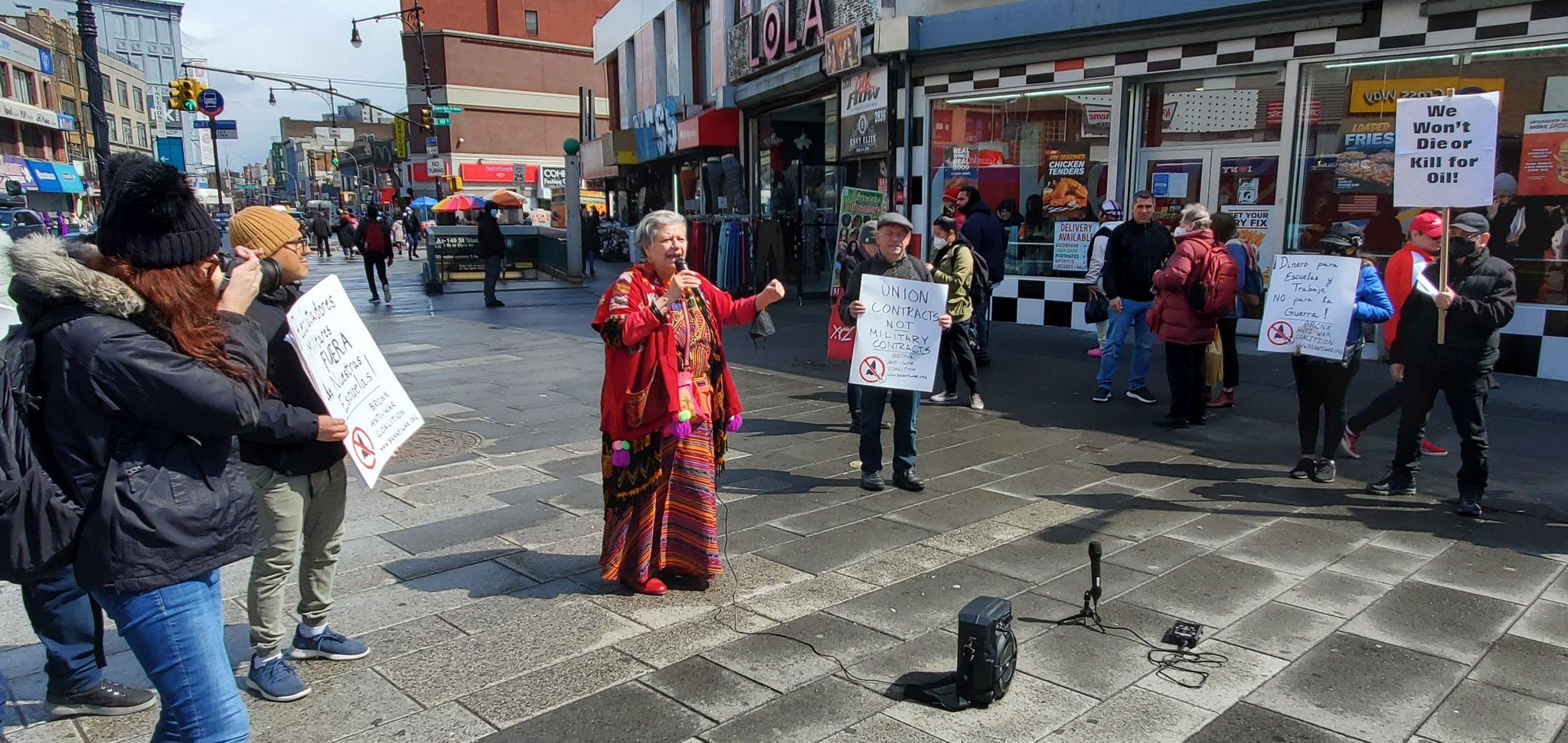South Bronx coalition holds first antiwar action - Vimarsana News