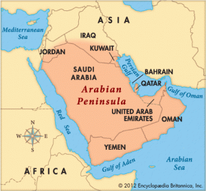 Saudi-map