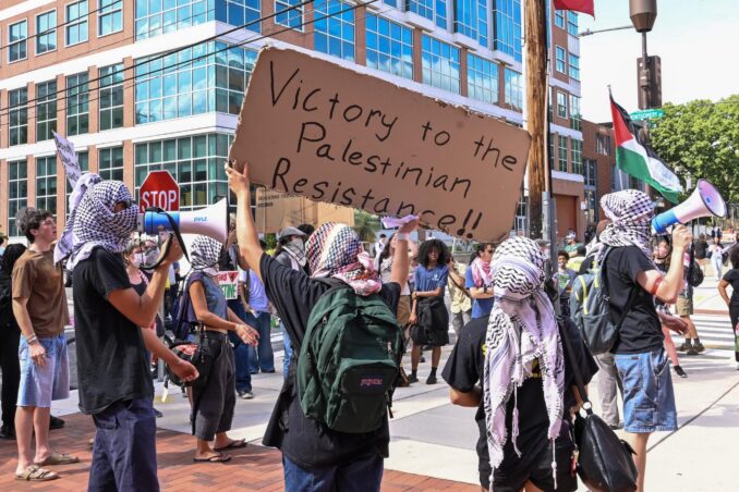Temple students hold march for Palestine