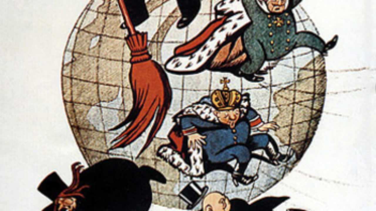 Russian Revolution Political Cartoon Lenin