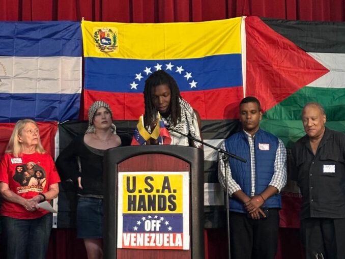 Riverside Church, Sept. 25, 2025. Solidarity with Venezuela