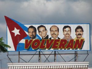 They will return: a billboard in Cuba honors the Cuban Five.