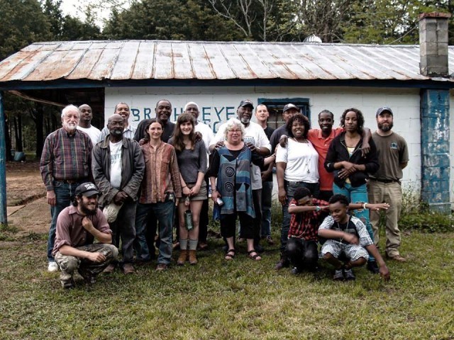 Black Belt Citizens Fighting for Health and Justice gather to strategize near Uniontown, Ala., March 31.Photo: Kyle Crider