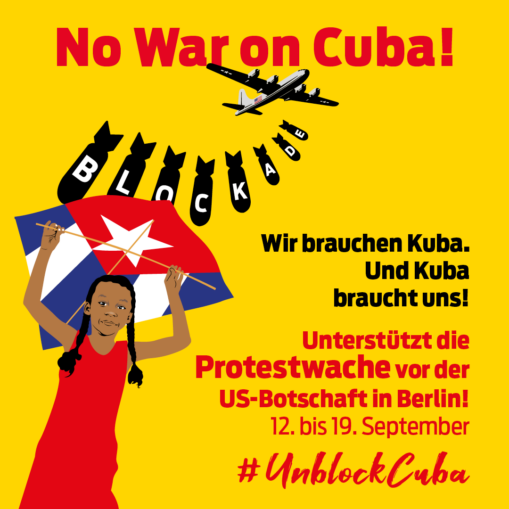Berlin: Week-long solidarity vigil for Cuba