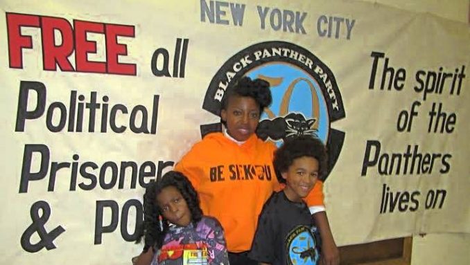 A new generation of freedom fighters at the Black Panther 50th anniversary celebration in Harlem.
