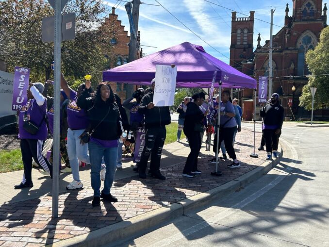 Cleveland healthcare workers make strike gains
