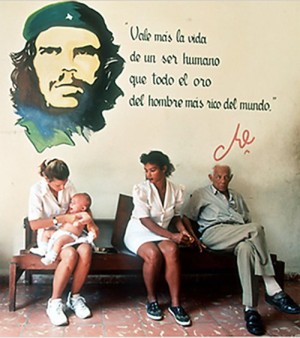 ‘A human life is worth more than all the gold of the richest man on earth.’ Che Guevara’s comment fits Cuba’s socialist medical system.