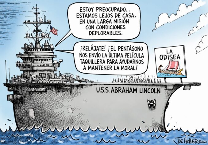 SOS desde el USS Abraham Lincoln