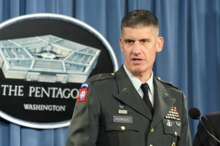 The head of the U.S. Africa Command (AFRICOM), Army Gen. David Rodriguez.