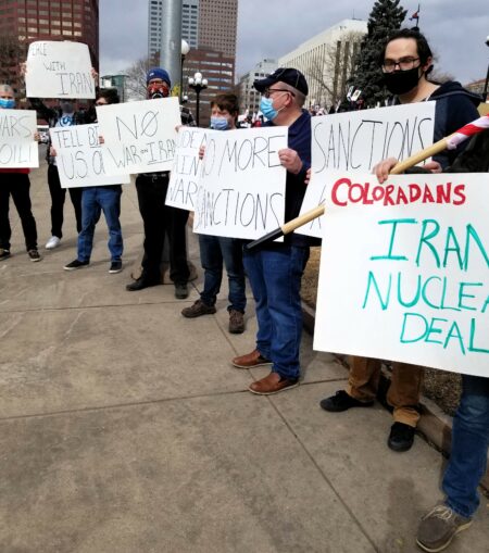 Denver protest: ‘No war on Iran!’
