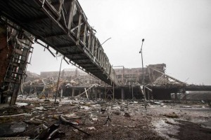 The Donetsk airport on Jan. 21, 2015.