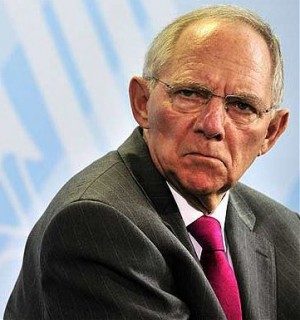 German Finance Minister Wolfgang Schäuble
