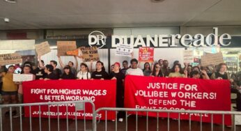 Jollibee workers and supporters demand a living wage