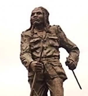 Field Marshal Kimathi ‘s monument in Nairobi.