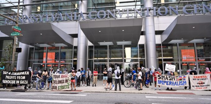 Protesters target warmongers conference in Philly