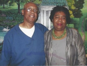 Rev. Pinkney and Marcina Cole at the prison visitor center earlier in 2015.