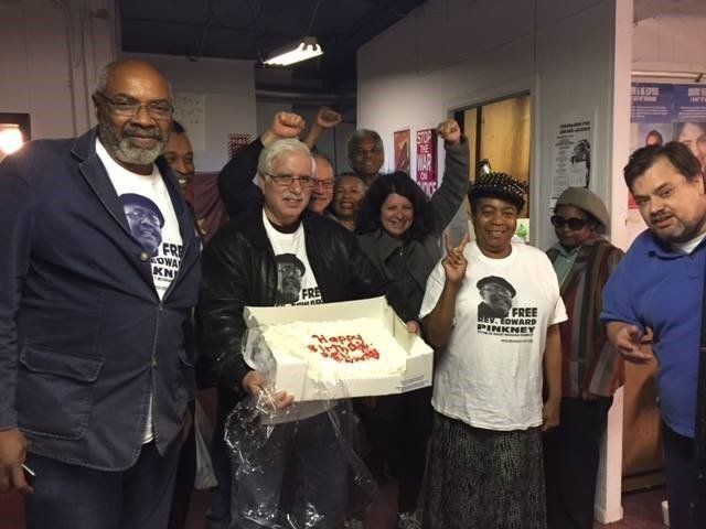 Detroit activists hold birthday party for Rev. Pinkney, Oct. 26.