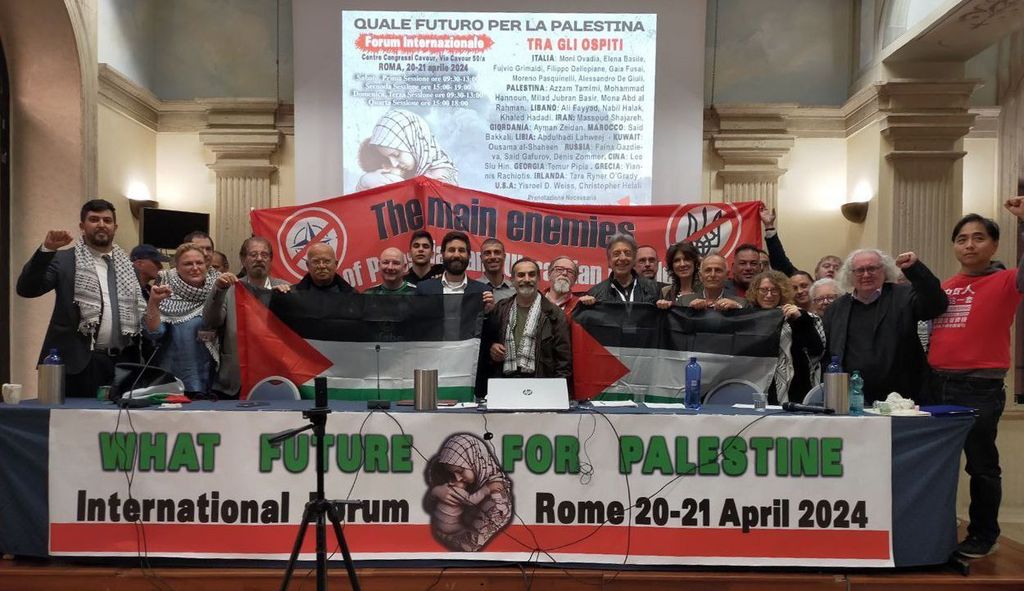 Final Declaration of the Rome Forum: What Future for Palestine? - Vimarsana News