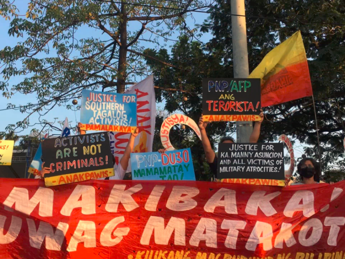 Philippine activists demand: ‘Stop the killings and arrests!’